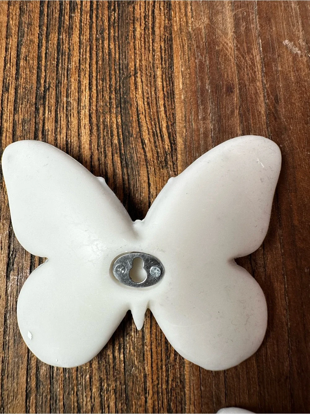 White Decorative Butterfly Wall Accents - Set of 3